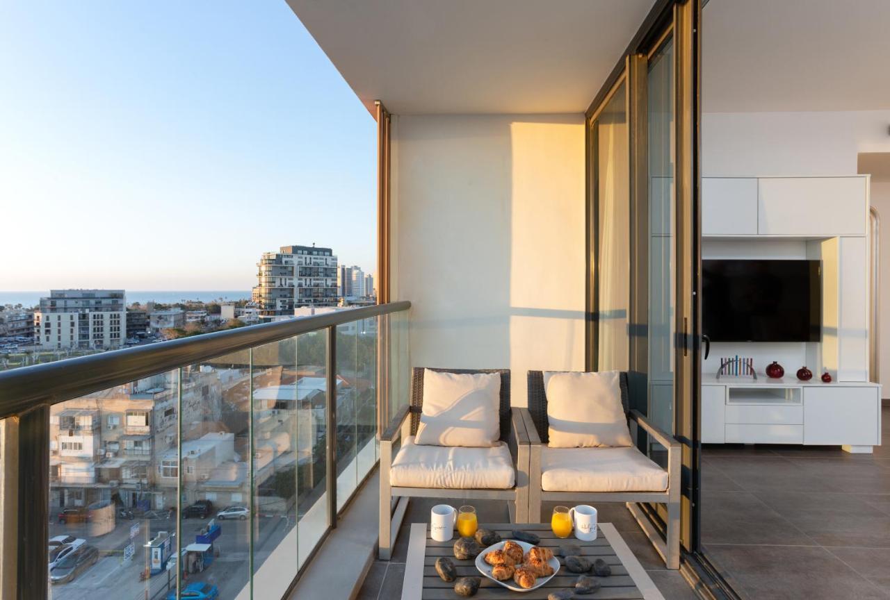 Florentine 2Br With Sea View By Holyguest Tel Aviv Eksteriør billede